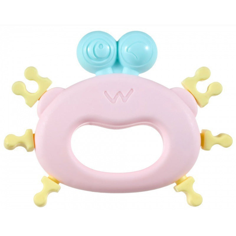Cross-border baby hand rattle toy 0-1 years old newborn baby can gnaw teething glue baby bed bell pedal piano pendant