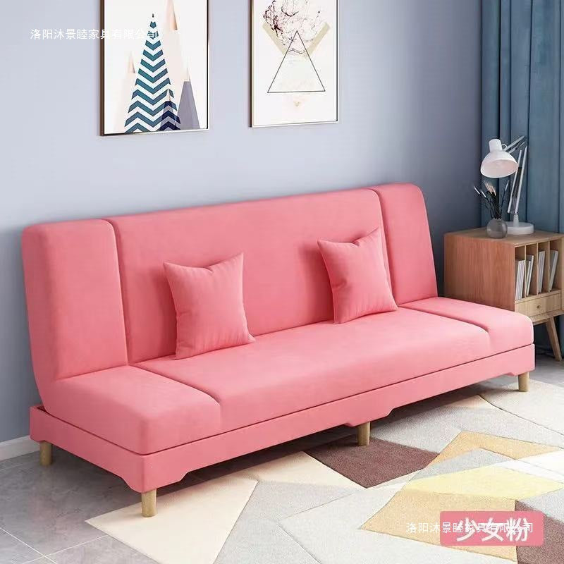 Multifunctional sofa bed - convertible fabric sofa, easy-to-assemble single sofa bed for living rooms, rental properties, and small apartments