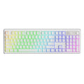 Dazzling silver fox tk100pro wireless bluetooth wired three-mode mechanical feel keyboard pbt with display knob rgb