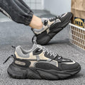2025 new spring men's shoes: trendy chinese style, athletic, running, casual, versatile, odor-resistant, breathable, height-increasing, dad shoes, and instagram-worthy