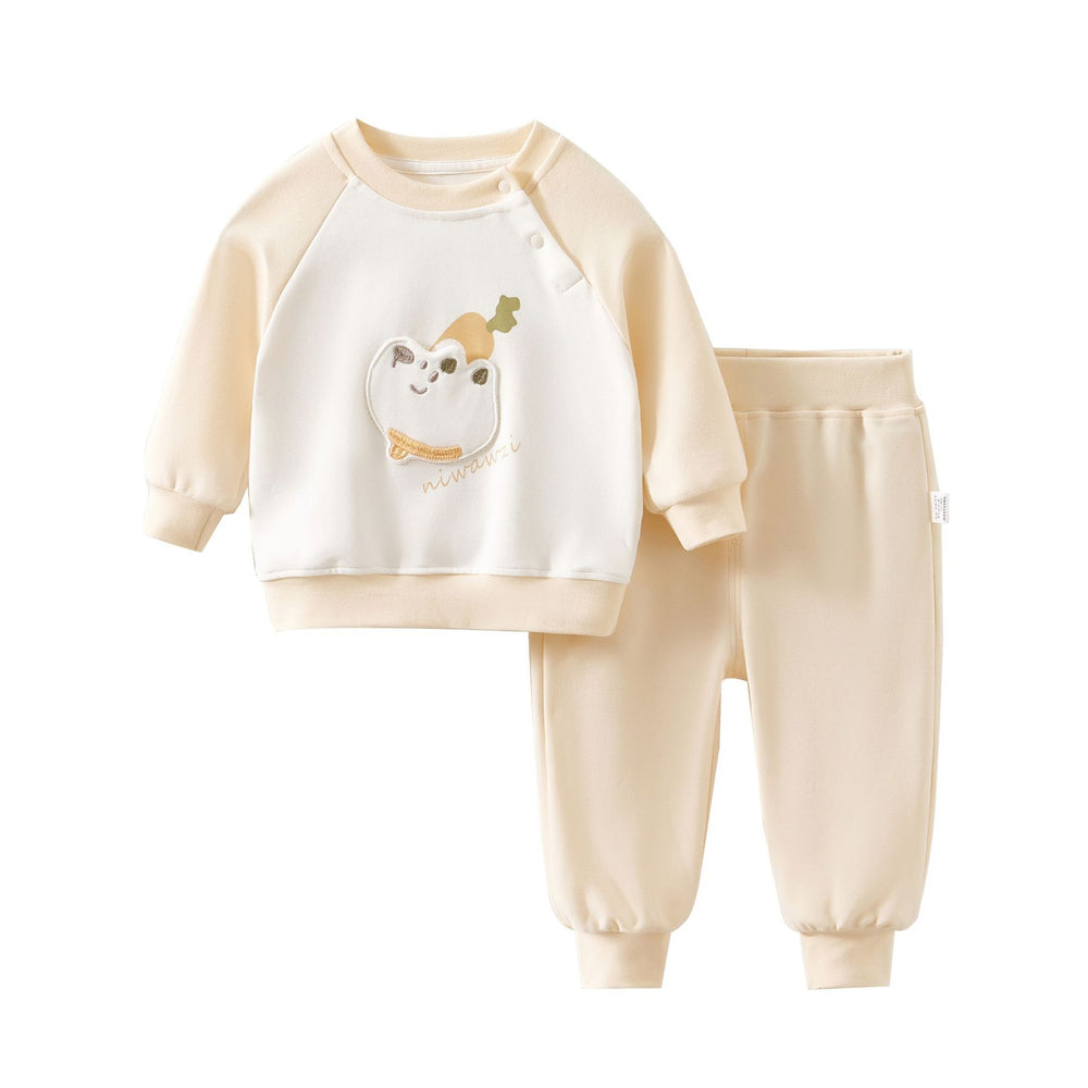 Babibele kids spring collection: new boys' and girls' hoodies and sweatpants - spring infant and toddler two-piece set