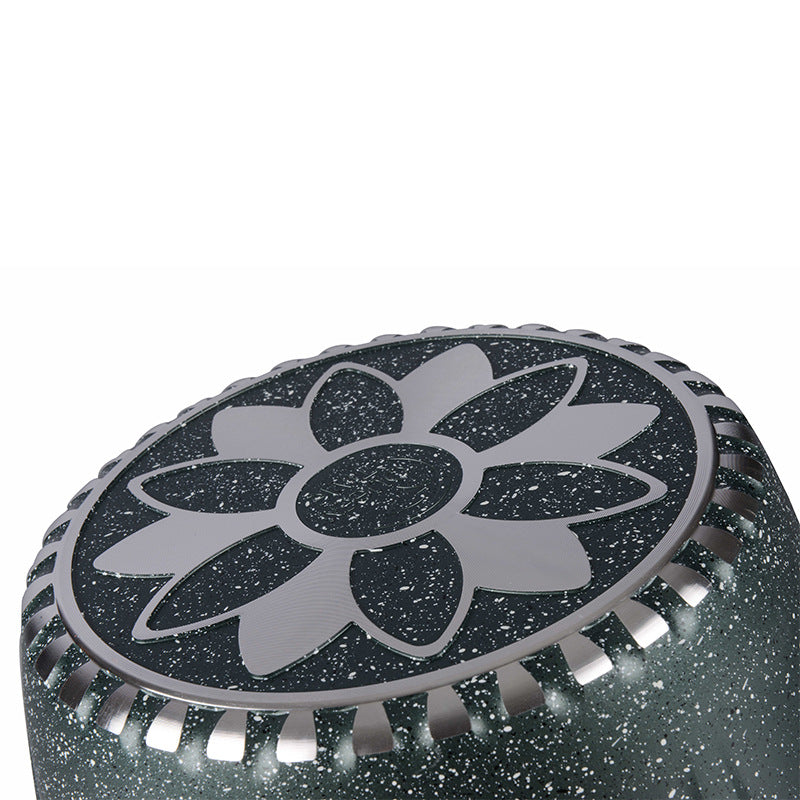 Oem personalized lotus style suit pot die-cast aluminum soup pot non-stick soup pot stew pot for home stew meat aluminum alloy