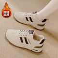 Plus size women's winter shoes: new trendy winter collection - fleece-lined, extra thick cotton shoes, cold-weather warmth, casual chunky sole ankle boots
