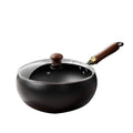 Zhangqiu iron pot big belly pot purely handmade forged small cooking pot mini small iron pot uncoated non-stick for home cooking pot