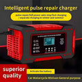 12v 6a motorcycle battery charger, car battery charger, 12v smart battery repair charger