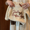 Girls' sweater  new spring trendy korean style 3d bow pullover top for toddlers