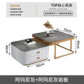 Gold frame white cabinet ama gray + ama gray