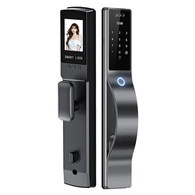 3d face recognition fingerprint lock anti-theft door entry door password lock electronic lock cat eye smart lock new chinoiserie design
