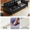 Oil wax leather sofa living room for homecasualchinoiserie italian normcore small apartment straight row sofa first layer cowhide cream
