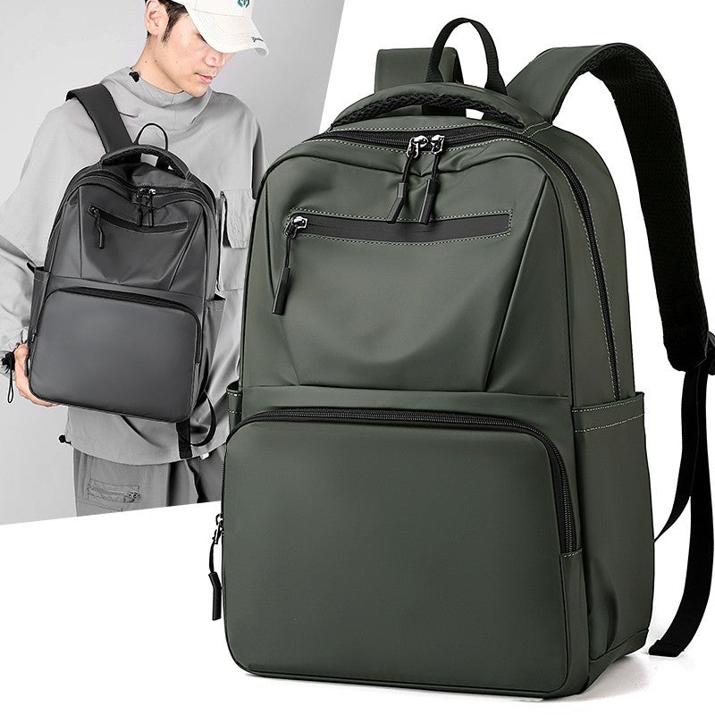 Spring new, men's waterproof casual large-capacity backpack, outdoor travel bag, commuter multi-function computer backpack