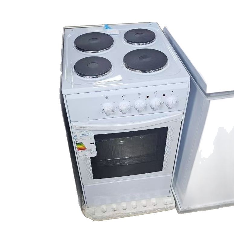 600 long and wide 4 four electric stove with electric oven upright one-piece burner stove european standard export