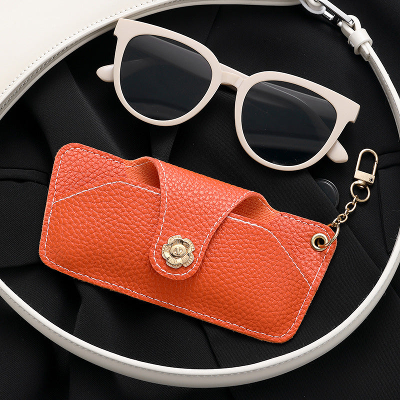 Portable glasses case, pressure-resistant storage bag, myopia protection, glasses bag, sunglasses bag, exquisite glasses storage bag, women