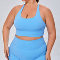 plus sizebubble wrap sports intimates naked brushed elastic yoga vest suspender beautiful back sports fitness bra