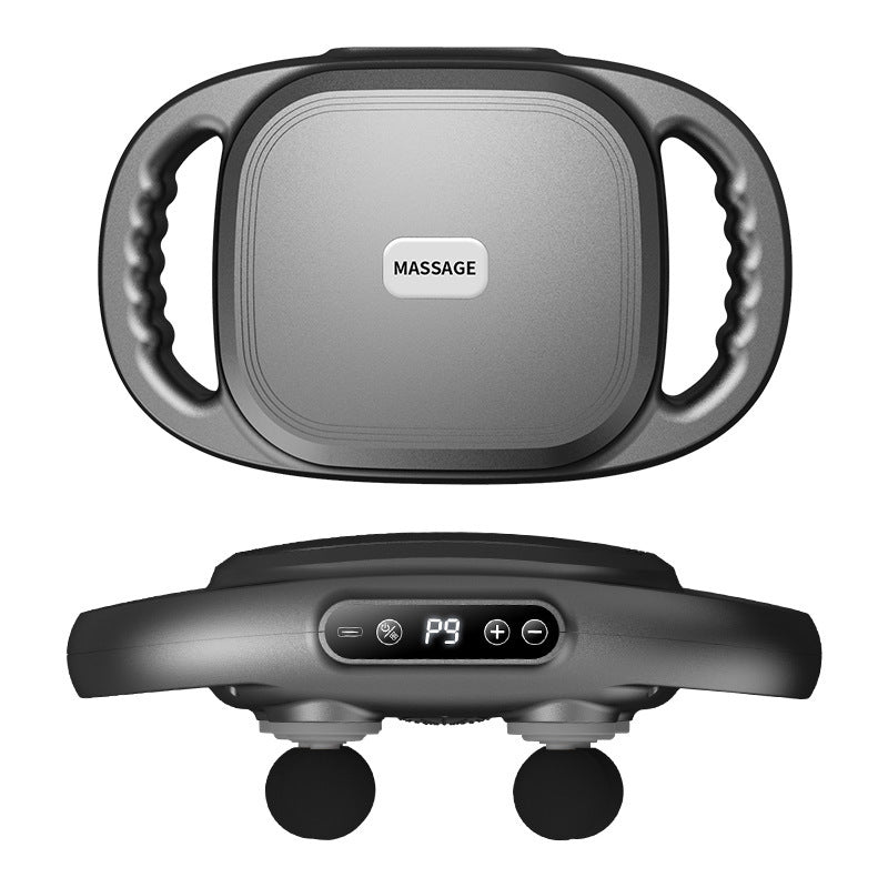 New six-head percussion massager for muscle relaxation - deep tissue muscle relaxer, neck and scalp deep massage device