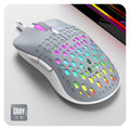 Raiku g701 gaming mouse - ergonomic design, cool led lighting, braided cable - wired mouse for cross-border e-commerce (amazon)