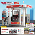 New large-sized realistic simulation gas station toy car wash garage toy for boys and children - educational toy