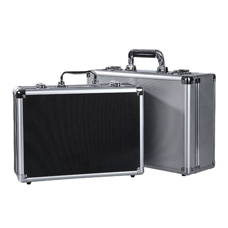 Customized aluminum alloy suitcase Portable hardware toolbox Shockproof password box Aluminum box Multifunctional suitcase