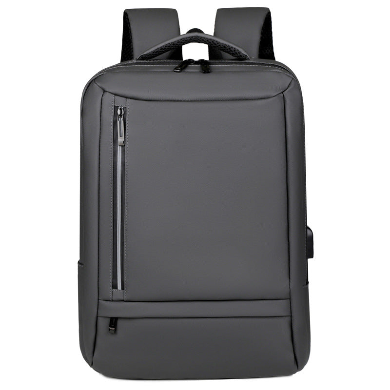 Multifunctional bag neutral gender-free style business travel backpack high-end leather film fabric can be wholesale