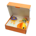 Silicone baby gift set wholesale: baby home four-piece gift box, tableware, and complete children's dinnerware supplies