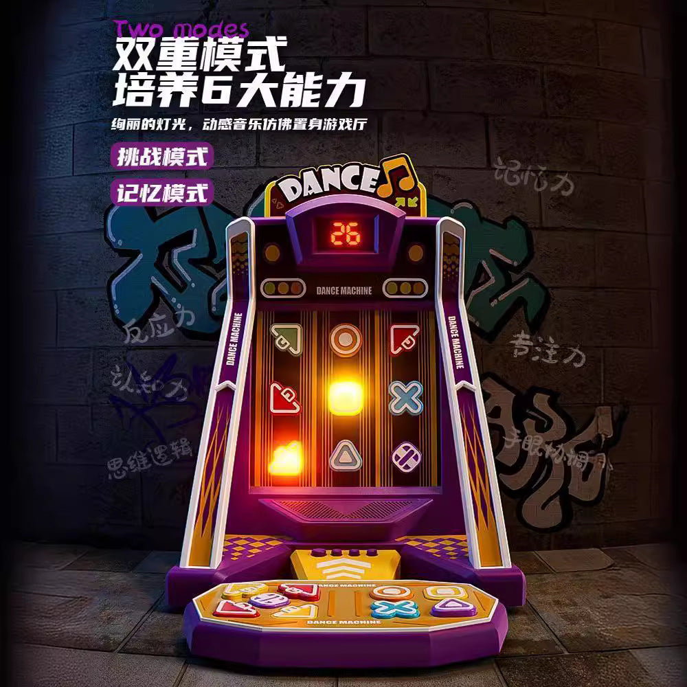 Street arcade finger dancing kids toy - pop it stress relief logic puzzle game - birthday gift for boys and girls