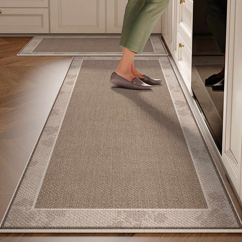 Kitchen floor mat non-slip oil-proof waterproof wipeable no-wash stain-resistant  new special carpet no-wash foot mat