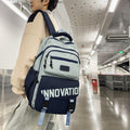 Backpack air cushion shoulder strap support pad schoolbag junior high school student schoolbag casual travel multifunctional compartment schoolbag