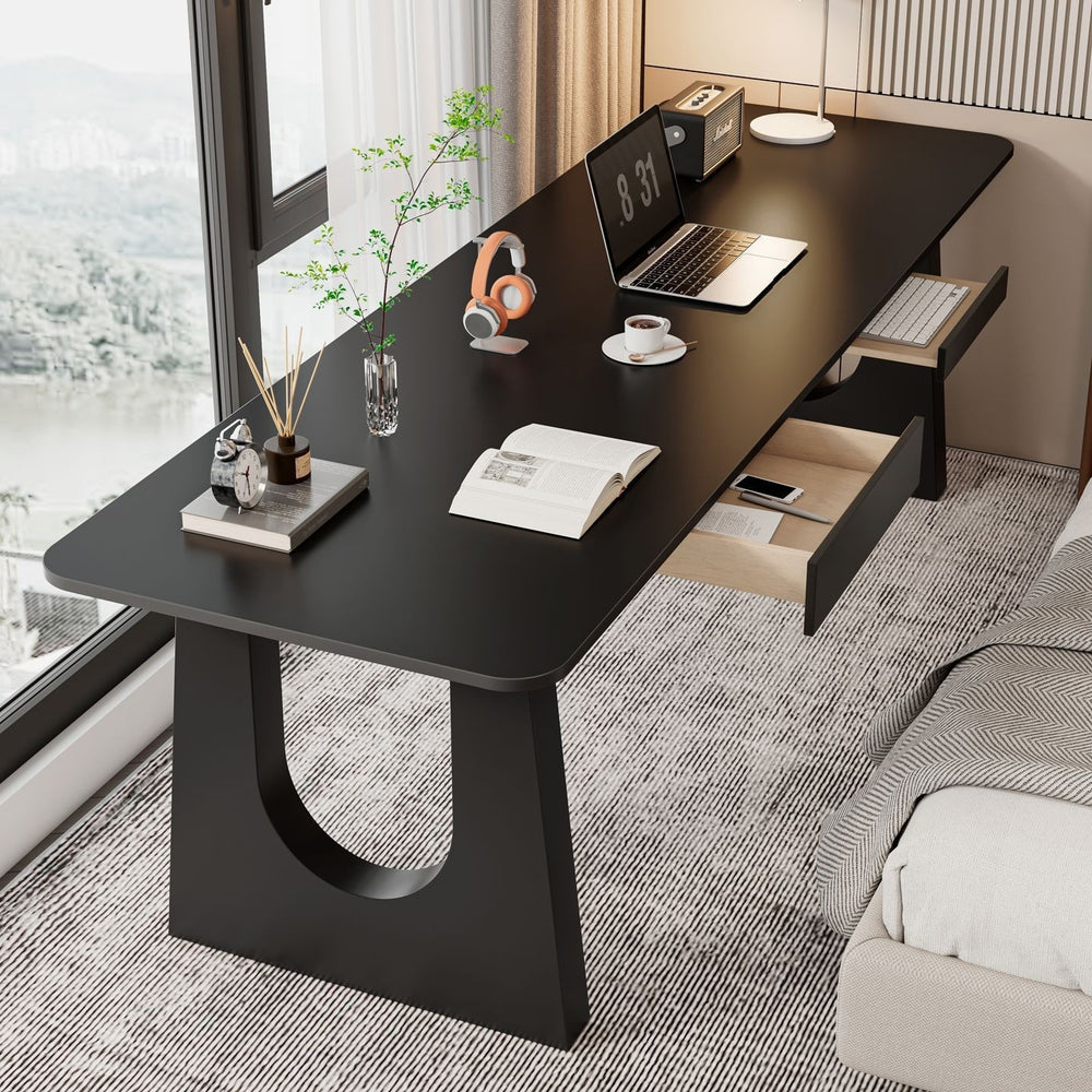 Accessible luxury slate computer desk desktop bedroom for home student desk modern writing desk simple office desk tea table