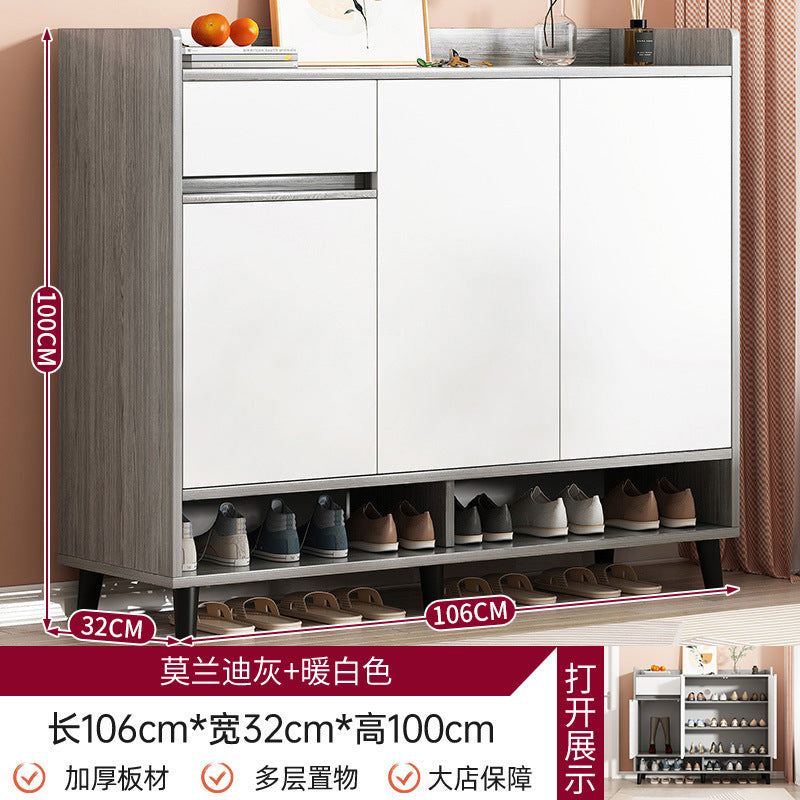 Shoe cabinet Home entrance Simple modern entry Living room Simple small apartment Large capacity Economic storage Shoe rack