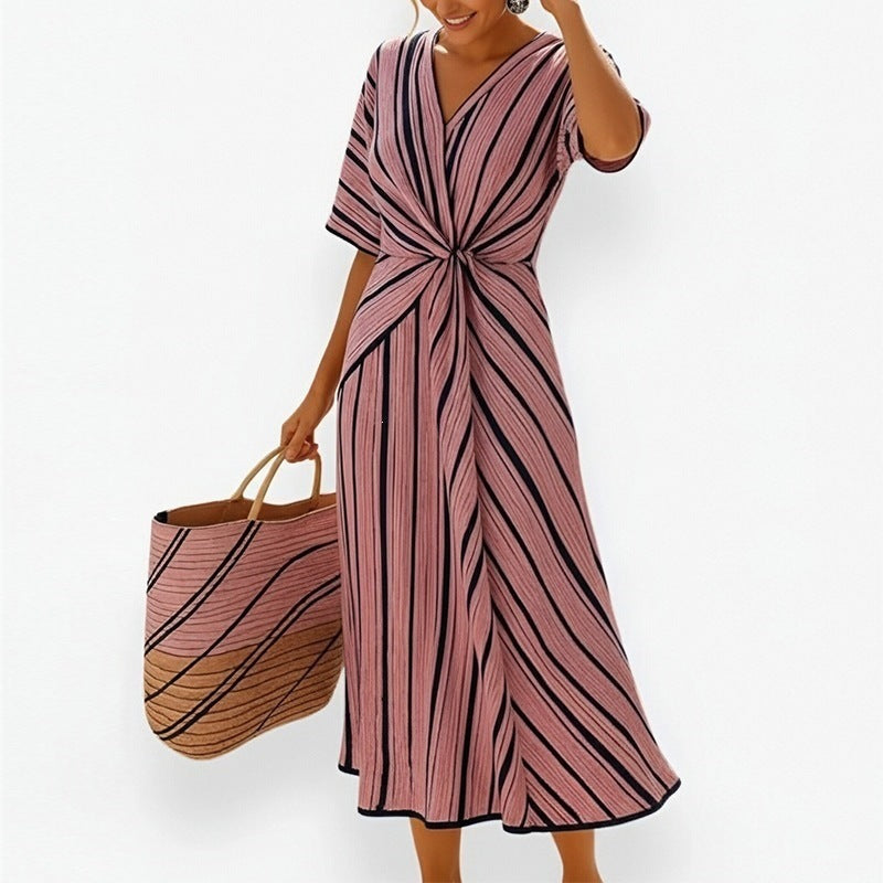 women's summer dress - polished bohemian style elegant maxi dress for cross-border e-commerce and workwear
