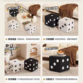 For home door shoe changing stool dice small stool creative stool lambswool living room door foot stool sieve small stool