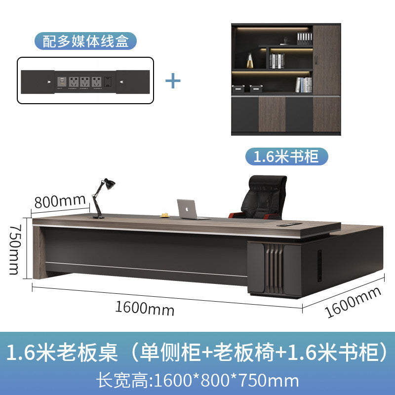 Boss table accessible luxury office table and chair combination executive table casual modern manager desk high-end executive furniture