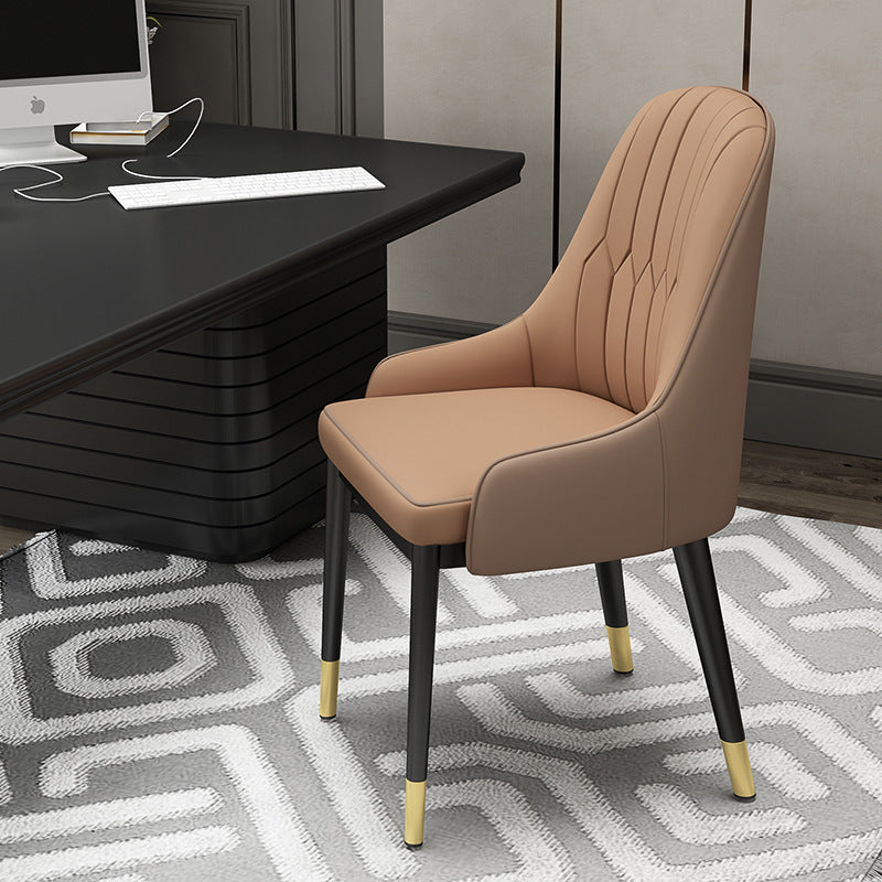 Nordic dining chair - modern minimalist design for home, premium quality, light luxury backrest, casual dining chair, restaurant & cafe seating