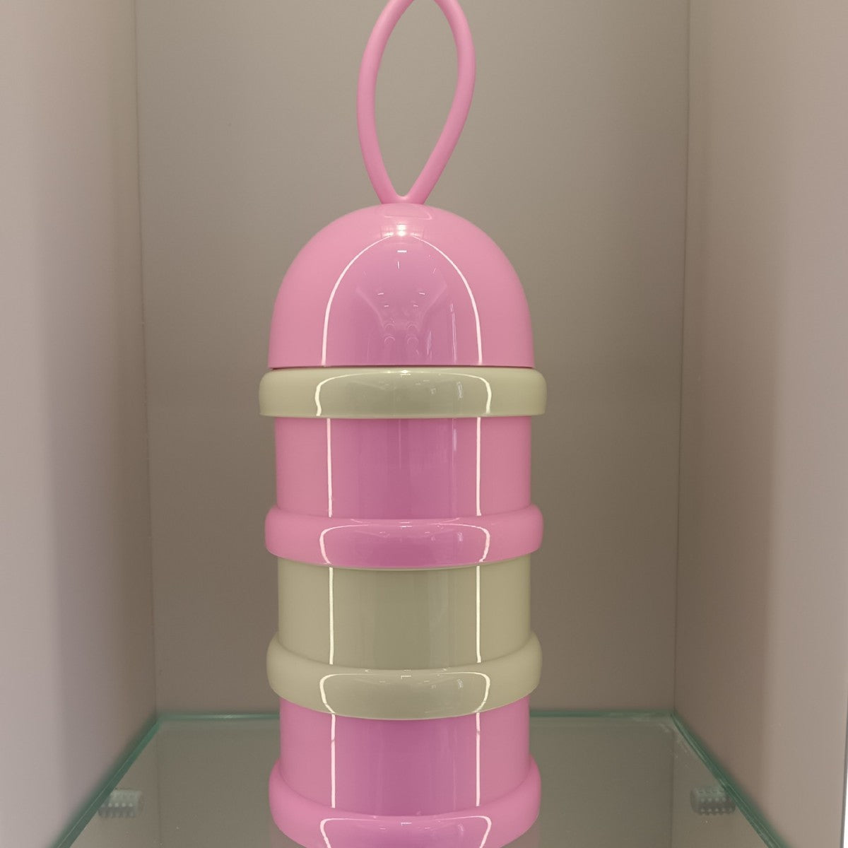 Portable baby milk powder box, sub-packaging milk powder can, independent sealing of milk powder compartment away from light, portable out milk powder storage box