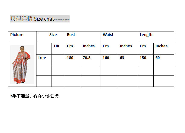 supply of african women's digital printing looseplus size bat shirt abaya special price