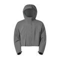 Sbs zipper waterproof windproof breathable hiking jacket women's short hooded outdoor mountaineering jacket daw013