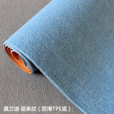 Solid color rug - customizable bedside, bedroom bay window, office mat, large area full coverage living room carpet
