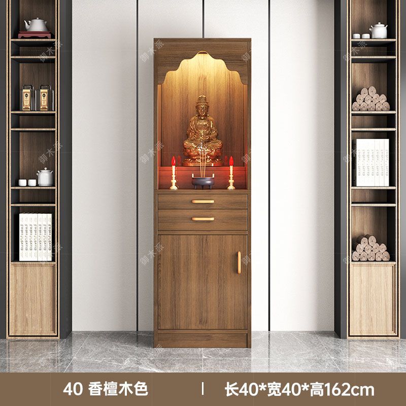 Buddhist niche offering table, shrine, altar, buddha cabinet, offering table, god of wealth, guanyin bodhisattva, buddha statue, offering table, incense table