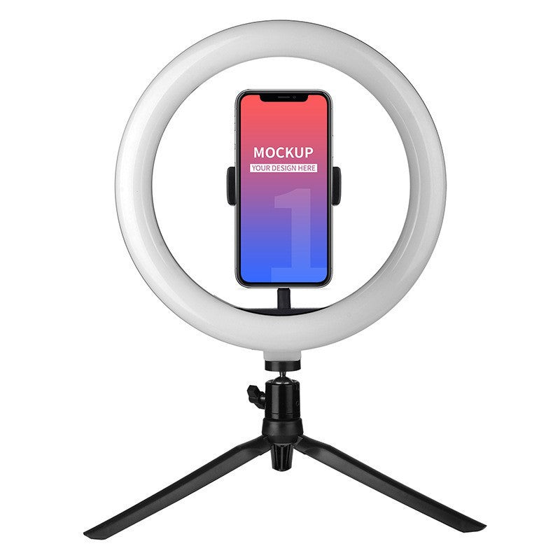 Mobile phone holder floor tripod Lazy live broadcast video recording Multi-position floor light stand Retractable tripod