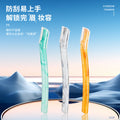 Factory custom new marble eyebrow razor straight handle with protective net stainless steel anti-scratch eyebrow knife wholesale beauty tools