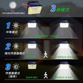 Solar outdoor lights for home, garden, and yard - waterproof wall sconces with motion sensor, ultra-bright doorway lighting