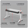 Saint rico movable training table foldable conference bench table office desk flip table desk and chair