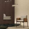 Accessible luxury italian normcore dining chair casual living room single casual chair designer hotel model room back chair