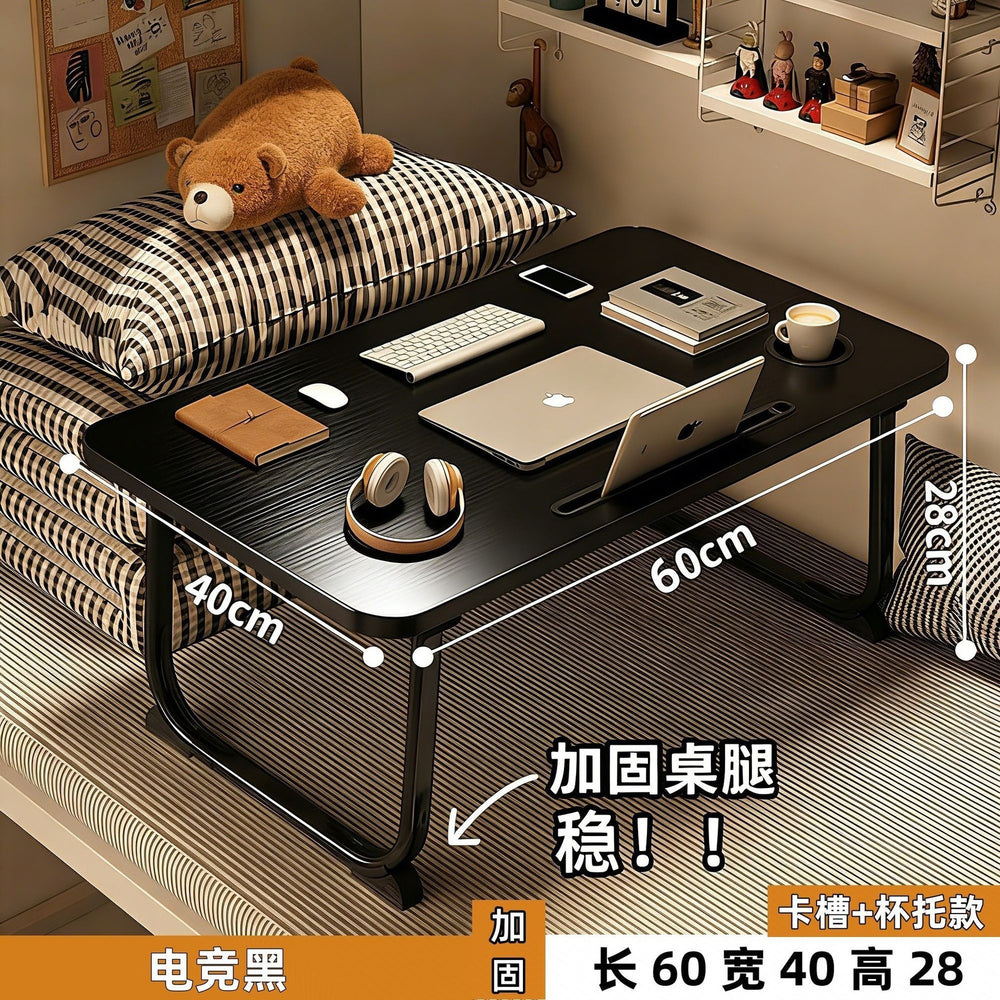 Bedside desk folding small table student dormitory writing desk dorm room essential laptop table assembly-free
