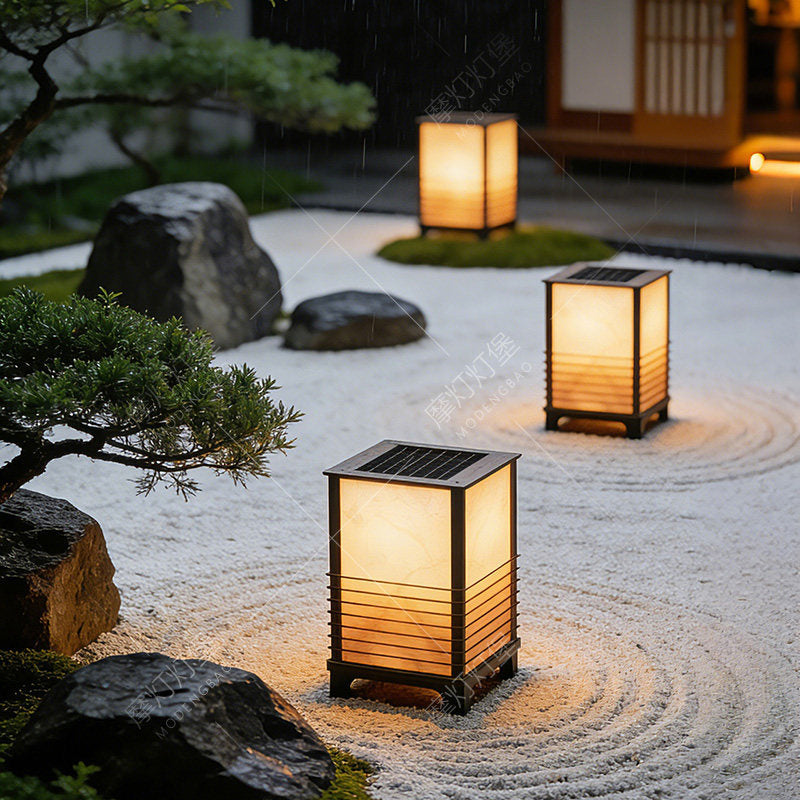 Solar powered outdoor garden lights - perfect for b&bs, patios, landscaping, pools, walkways, and lawns - waterproof design