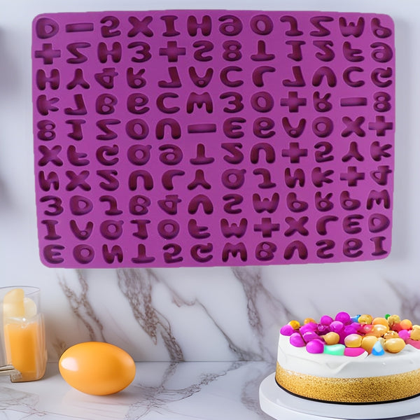 Silicone mold Cake mold Alphanumeric food supplement mold Biscuit mold Pet snack Baking mat Utensils