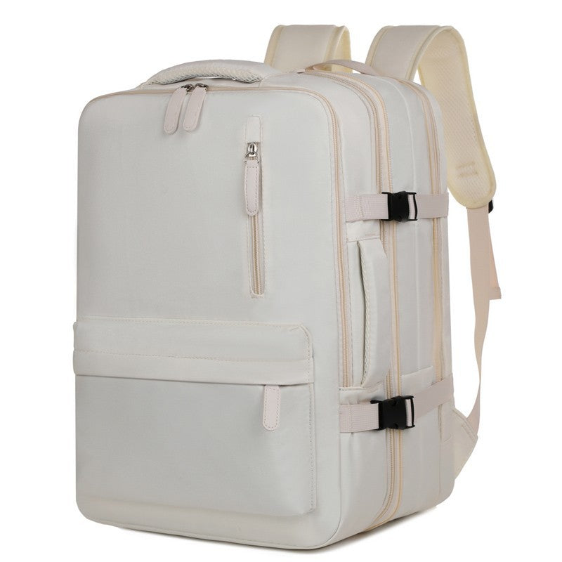 New Simple Business Backpack Large Capacity Lightweight Leisure Student School Bag Short Trip Travel Laptop Backpack
