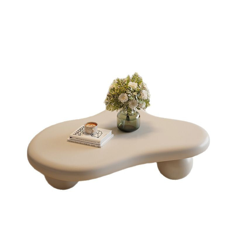 Cloud coffee table cream style scandinavianshape small tea table living room for homepopular small apartment modern casual coffee table