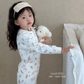 Kids' thermal underwear set - boys' and girls' autumn/winter warm base layer loungewear - soft fleece cotton seamless pajamas