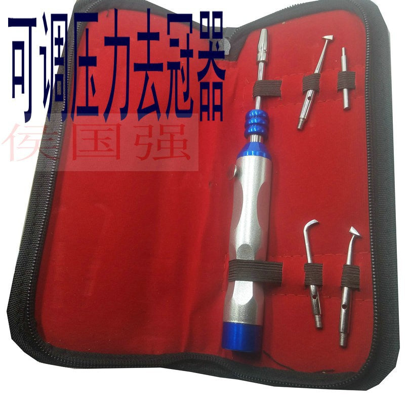 Titanium alloy handle crown remover crown remover instead of broken crown car needle crown removal clamp hammer stick root tip tool crown opening dental