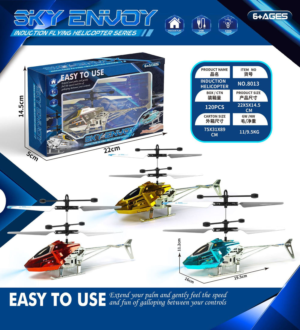 new arrival remote control helicopter usb charging, drop-resistant and anti-collision 2-way remote control aircraft model sensor good toy